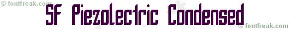 SF Piezolectric Condensed