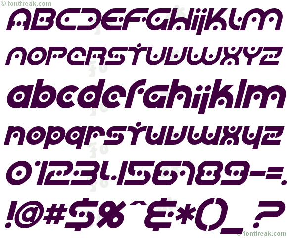 SF Planetary Orbiter Bold Italic