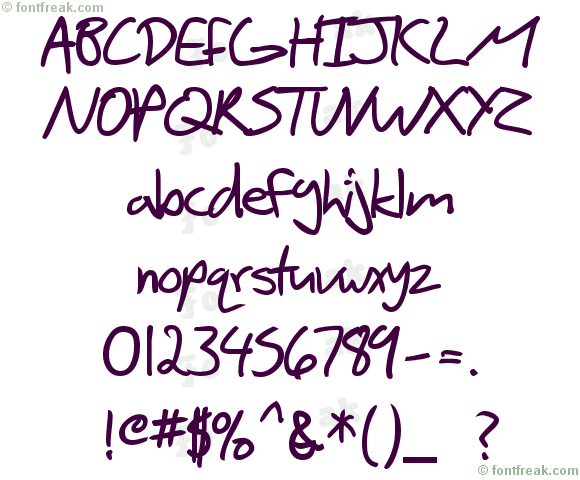 SF Scribbled Sans Bold