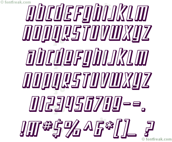 SF Square Root Shaded Oblique