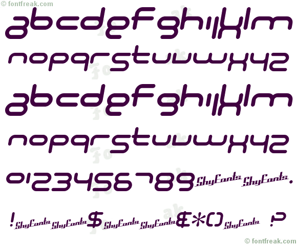 SF Technodelight NS Italic