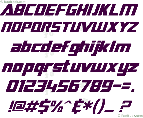 SF TransRobotics Italic