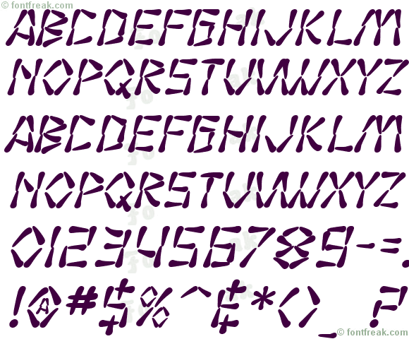 SF Wasabi Bold Italic