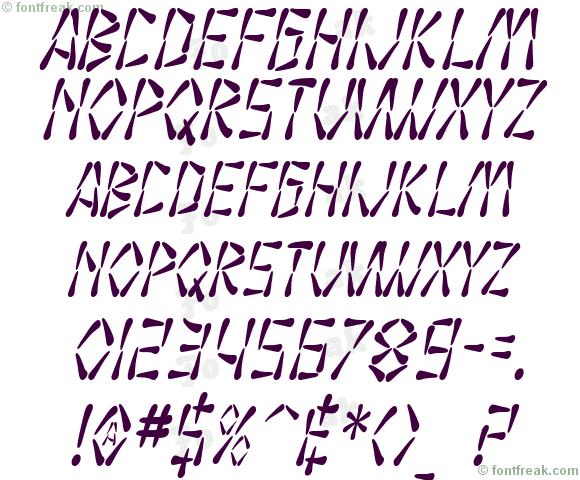 SF Wasabi Condensed Italic