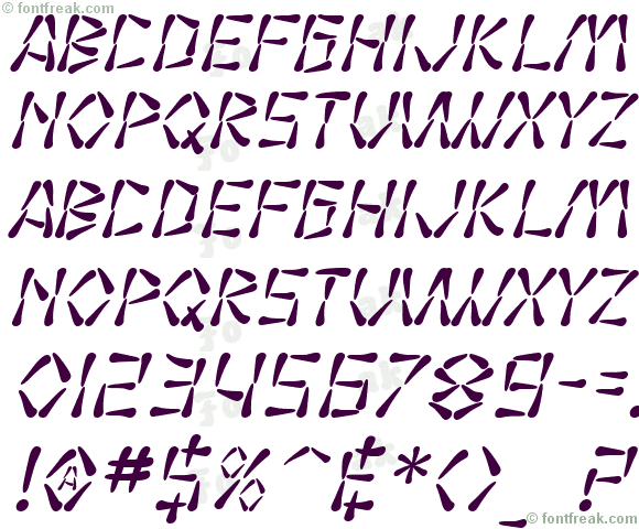 SF Wasabi Italic