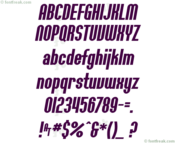 SF Willamette Bold Italic