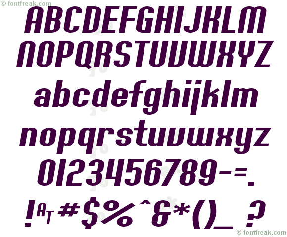 SF Willamette Extended Italic