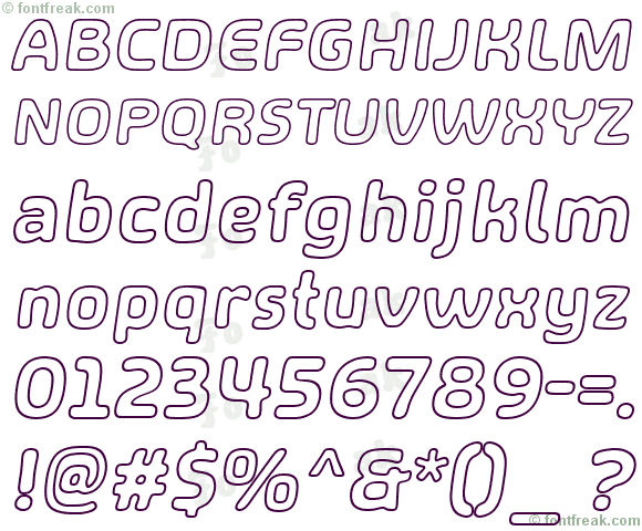 SHA Outline Italic