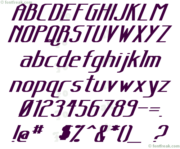 Sanity Wide Bold Italic