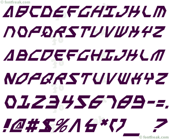 Scarab Script Italic