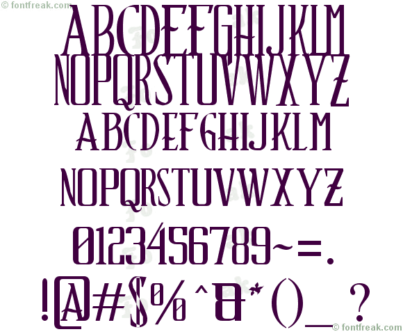 Schindler s Font