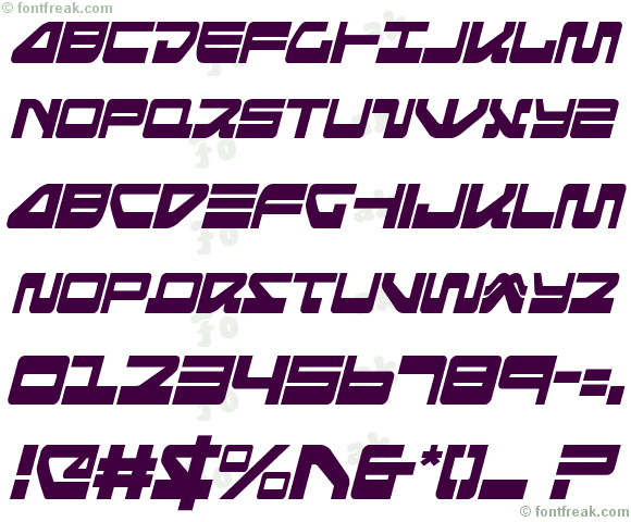 Searider Falcon Condensed Italic