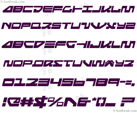 Searider Falcon Expanded Italic