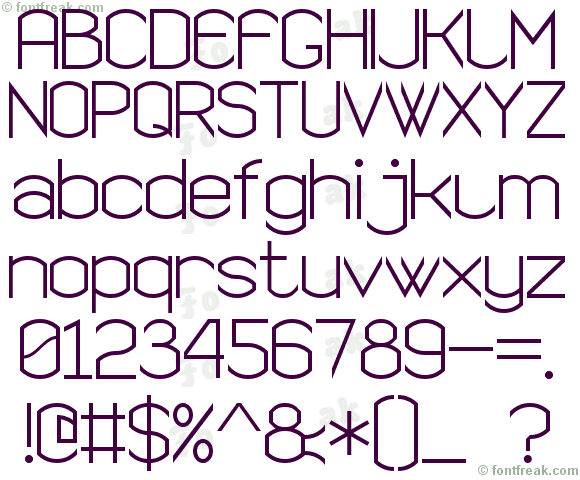 Semi Rounded Sans Serif 7