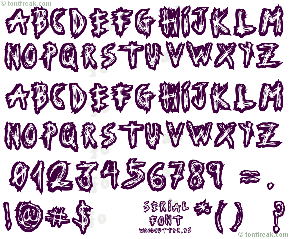 Serial Font