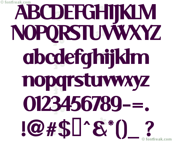 Serif Black