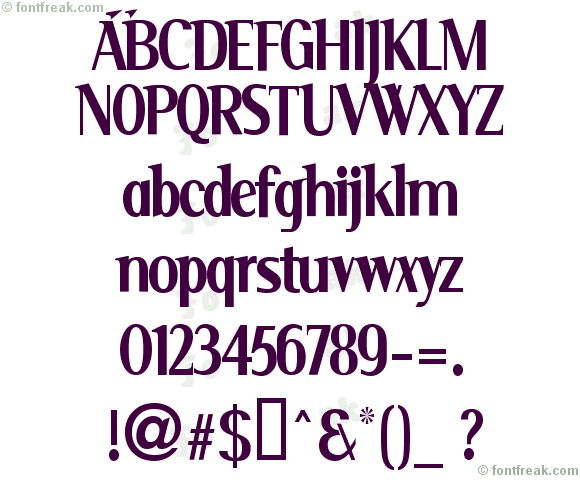 Serif Narrow