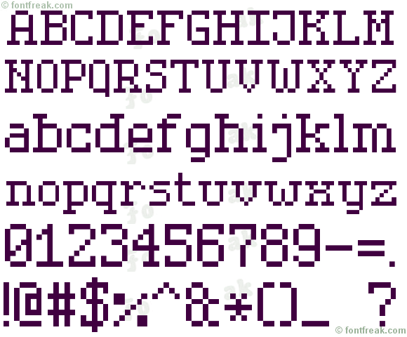 Serif Pixel-7