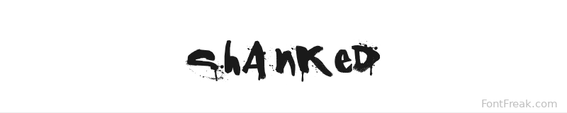 ShAnKed font preview