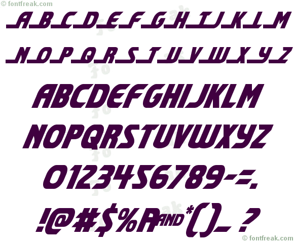 Shining Herald Condensed Italic