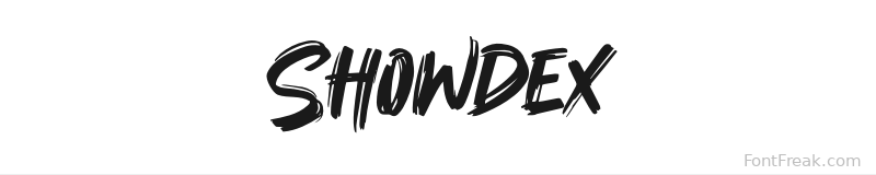 Showdex font preview