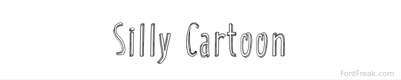 Silly Cartoon font preview
