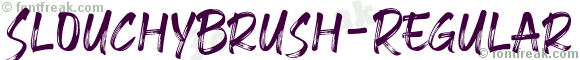 SlouchyBrush-Regular