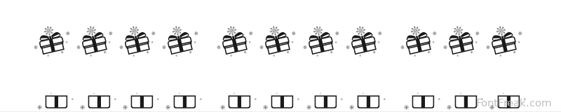 Snow Boom Box font preview