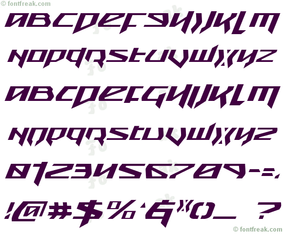 Snubfighter Expanded Italic