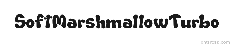 SoftMarshmallowTurbo font preview