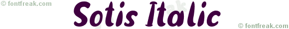 Sotis Italic