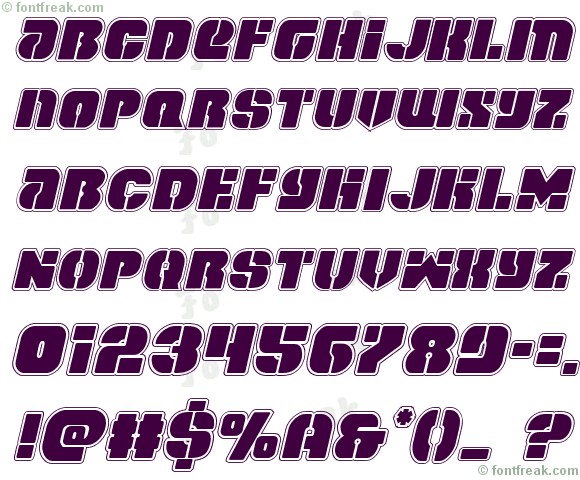 Space Cruiser Academy Italic