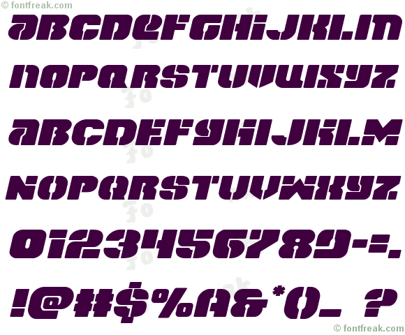 Space Cruiser Expanded Italic