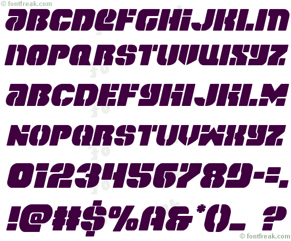 Space Cruiser Italic