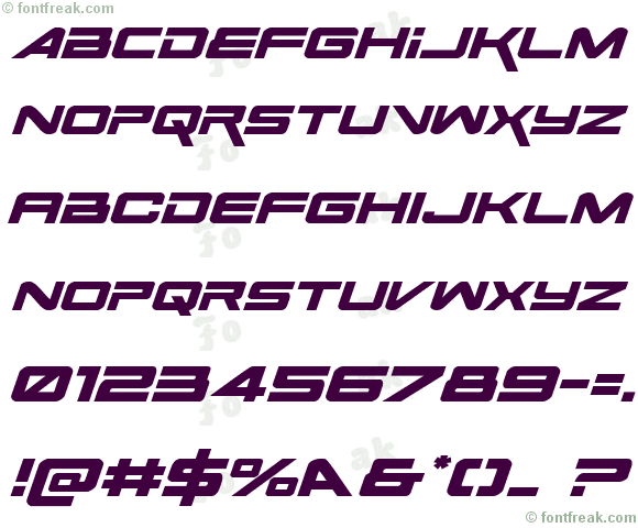 Space Ranger Expanded Italic