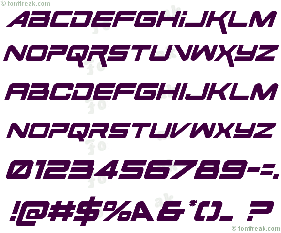 Space Ranger Italic