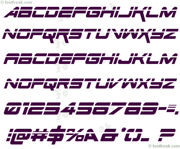 Space Ranger Laser Italic