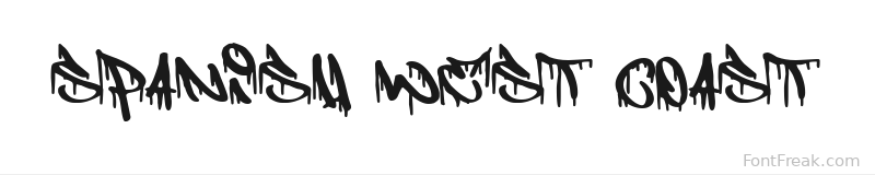 Spanish West Coast font preview