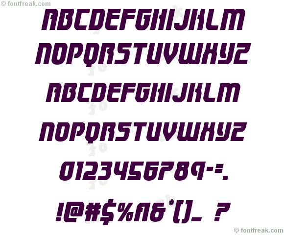 Speedwagon Condensed Italic