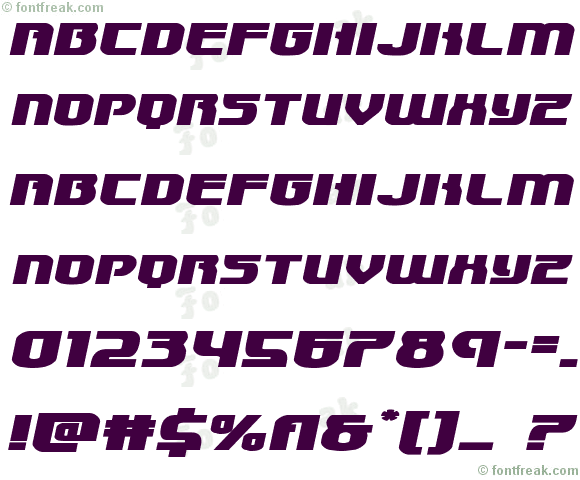 Speedwagon Extra-Expanded Italic