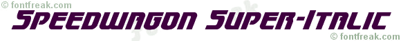 Speedwagon Super-Italic