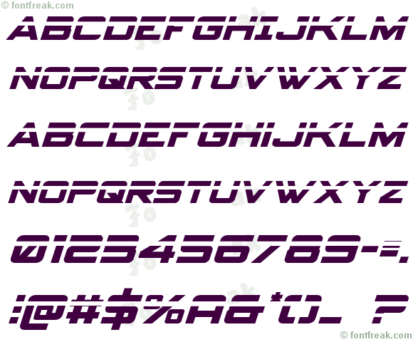 Spy Agency Laser Italic