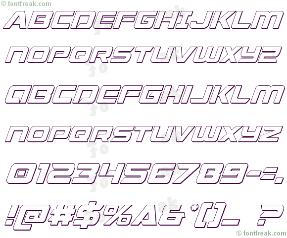 Starduster 3D Italic