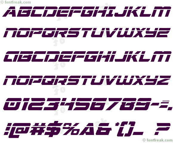 Starduster Laser Italic