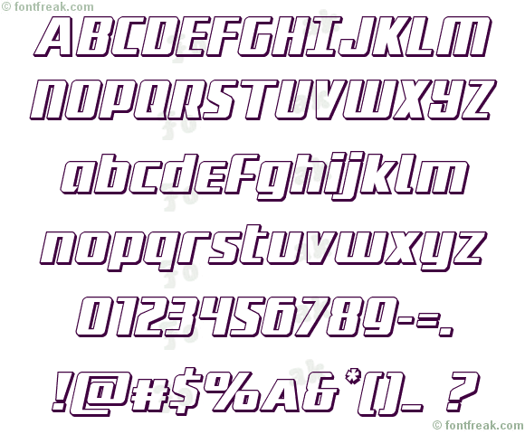 Subadai Baan 3D Italic