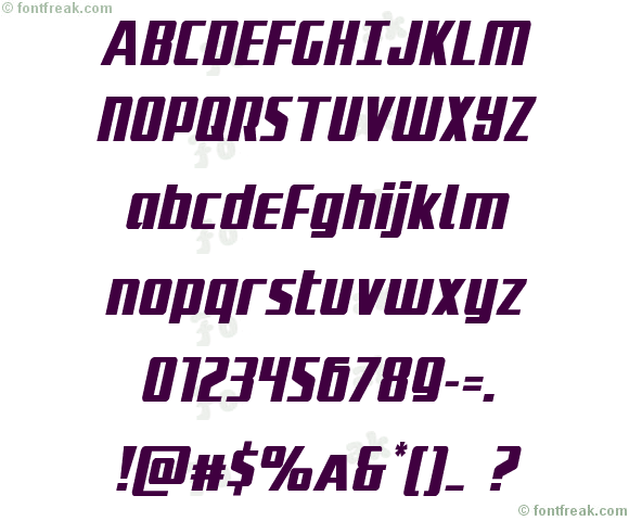Subadai Baan Condensed Italic
