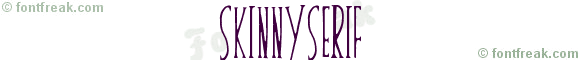 skinnyserif