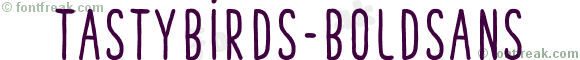 TastyBirds-BoldSans