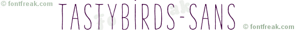 TastyBirds-Sans