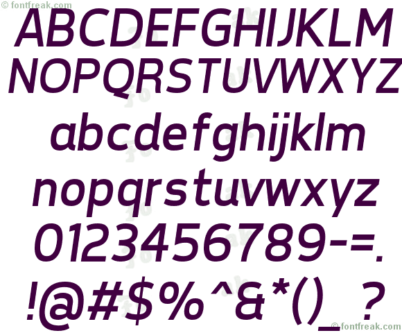 Tepeno Sans Italic